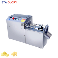 Machine à Trancher les Pommes de Terre Électrique Commerciale Trancheuse à Pommes de Terre Carottes Concombres