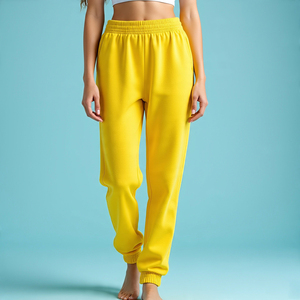 <b>Women</b> <b>Fleece</b> Polyester Jogger Sweatpants Ladies Outdoor Mid-weight Double Waistband <b>Trouser</b> Pajama <b>Women's</b> - Product Image 4