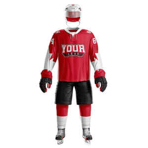 Conchas de pantalón de hockey sobre hielo personalizadas y camisetas de hockey únicas para uniformes deportivos personalizados - Product Image 2