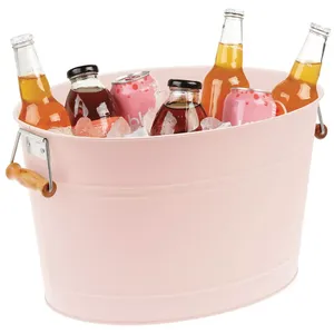 Trendy Zig Zag Edge Design Beer Tub Parfait pour servir des boissons froides à la maison Événements Fêtes et rassemblements d'Inde - Product Image 4