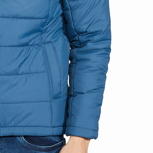 Chaquetas acolchadas de nailon con capucha extraíble para hombre, de Color azul, las más vendidas, hechas en Pakistán - Product Image 4