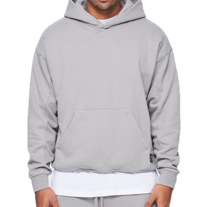 Sweats à capuche en coton pour hommes Sweats à capuche personnalisés à manches longues Sweat à capuche uni vierge pour hommes 2023/2024 - Product Image 6