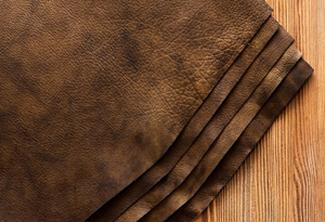 Cuir pleine fleur tanné végétal 100 % écologique, tissu tanné à chaud, couleurs personnalisées, séchage rapide, pour la fabrication de chaussures et de ceintures - Product Image 2