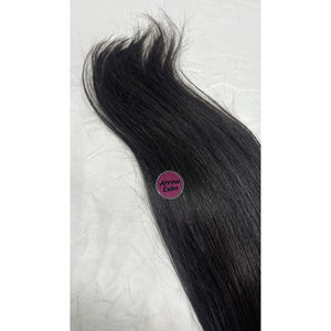 Extensiones de Cabello Indio Natural Liso con Punta I, 100% Virgen Remy, Puntas Pre-Adheridas, Cutícula Alineada, Negras, Calidad de Salón - Product Image 3