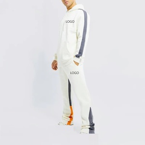 Vêtements de sport légers en nylon pour hommes, survêtements streetwear à séchage rapide avec baggy, jogging deux pièces, pantalon évasé pour le printemps - Product Image 5