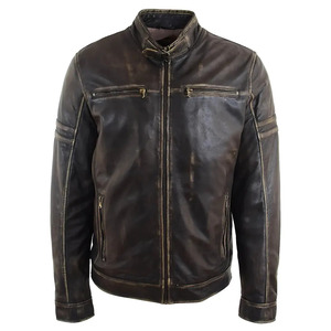 Hot Sale Custom <b>High</b> Quality Men's Casual Fashion Biker Jacket <b>Top</b> Demanded <b>High</b> Grade Winter Genuine <b>Leather</b> Jacket <b>High</b> Street - Product Image 1