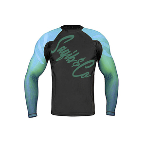Camisetas deportivas atléticas de compresión de manga corta para hombre con calavera BJJ Jiu Jitsu Rash Guards & Bjj Rash Guards - Product Image 6