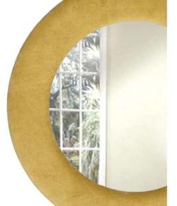 Miroir rond décoratif pour décoration murale Décoration intérieure en métal Représenter un design et une taille personnalisés Faire de l'or antique un design simple - Product Image 3