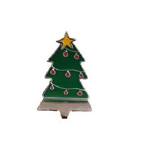 Park Designs <b>Christmas</b> Tree <b>Stocking</b> Hanger Set of one Cast Metal Mantel Hooks | Iron Finish Holiday <b>Stocking</b> Holders - Product Image 3