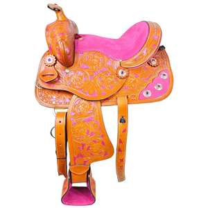 Affordable Wholesale Barrel Racing <b>Saddles</b> Premium Genuine Leather Handmade Western Horse <b>Saddles</b> Bulk Factory Rodeo Tack Supply - Product Image 3