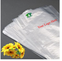 Top vente sacs transparents en LDPE sac plat transparent de la société vietnamienne emballage standard alimentaire en poly sac