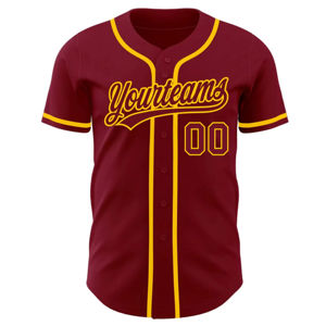 Maillot de baseball unisexe OEM le plus vendu, 100 % polyester, respirant, séchage rapide, antibactérien, évacuation de l'humidité, personnalisable - Product Image 1
