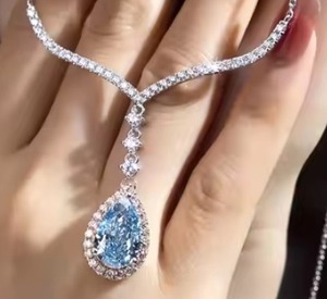 Colgante de diamante cultivado en laboratorio de Plata de Ley 925, colgante de hip hop, colgante personalizado - Product Image 3