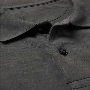 Color gris nuevo estilo de moda de manga corta de verano Streetwear venta al por mayor superventas ropa de hombre algodón tallas grandes polos - Product Image 4