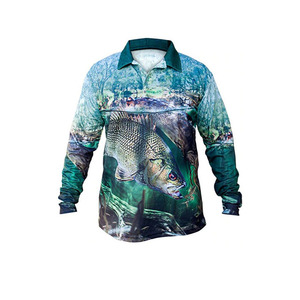 Polos de pesca personalizados de manga larga para adultos impresos con sublimación último diseño personalizado - Product Image 4