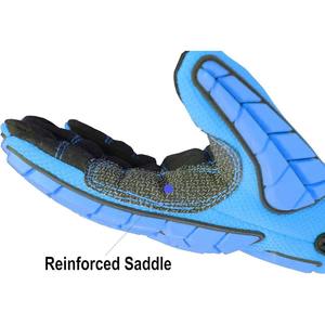 ถุงมือกันกระแทก ป้องกันการบาด สำหรับงานก่อสร้าง อุปกรณ์ป้องกัน ถุงมือ TPR ป้องกันแรงกระแทก - Product Image 3