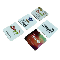 Étiquette de carte RFID en PVC 13,56 MHz, mini jeton NFC, étiquettes de pièces de monnaie