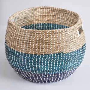 Handcrafted seagrass baskets bathroom living room <b>organizing</b> supplier <b>sales</b> sea grass basket - Product Image 5