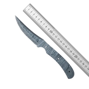 Cuchillo JEXMOO Personalizado Hecho a Mano de Acero de Damasco con Hoja en Blanco, Multifuncional, con Patrón de Gota de Lluvia, con Regalo Perfecto, Cuchillo para Uso en Exteriores - Product Image 4