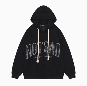 เสื้อฮู้ดดี้ทรงปกติ ไม่มีเชือก ผ้าฟลีซหนานุ่ม คุณภาพสูง สไตล์สตรีทแวร์ สำหรับผู้ชาย ผ้าฝ้าย 100% น้ำหนัก 430 กรัม เหมาะสำหรับฤดูหนาว - Product Image 2