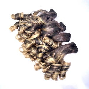 Prix de gros Extensions de cheveux humains vietnamiens rebondissants de haute qualité à couleur personnalisée - Product Image 2