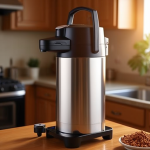 Insulated 2.5L Stainless Steel/Plastic <b>Coffee</b> <b>Urn</b> with Black Finish-Helios - Product Image 3