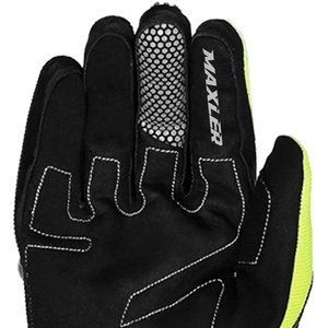 Nouveaux gants de moto en fibre de carbone pour homme, courts, imprimés blanc et noir, en cuir et maille, pour l'hiver, personnalisables avec le nom de l'équipe - Product Image 6