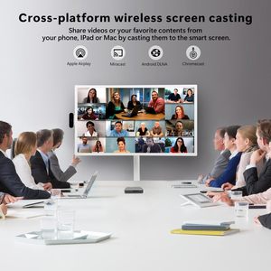 ทีวี LED สมาร์ทพกพาขนาด 32 นิ้ว หน้าจอสัมผัส หมุนได้ พร้อมขาตั้งแบบมีล้อ แบตเตอรี่ในตัว รีโมทคอนโทรล กล้อง 1080p Full HD - Product Image 2