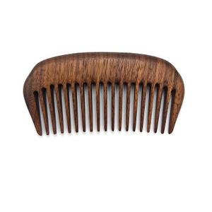 Peines de dientes anchos de sándalo verde Natural 100% hechos a mano, peine de masaje de madera, peine de sándalo para el cuidado del cabello de lujo - Product Image 3