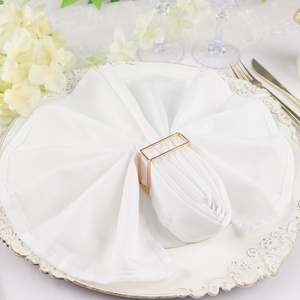 High Quality Metal Square Napkin <b>Ring</b> For Wedding And Gifting Use From <b>Indian</b> Manufacturer & Exporter - Product Image 3