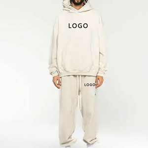 Conjunto Deportivo para Hombre 2025, Estilo Informal, 100% Algodón Ecológico, Pantalones Deportivos y Sudadera con Capucha de Corte Regular - Product Image 3