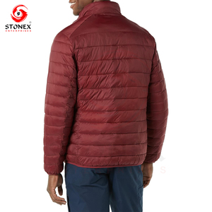 แจ็กเก็ตบอมเบอร์สำหรับผู้ชายเสื้อแจ็กเก็ตผ้าใบคอตั้งโลโก้ด้านหน้าสตรีทเทรนด์ฤดูหนาว - Product Image 4