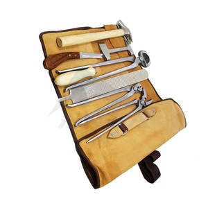 Professional Custom 8-Piece Horse Farrier Hoof Grooming Tool <b>Kit</b> Premium Stainless Steel Superior Quality <b>Shoe</b> <b>Care</b> Maintenance - Product Image 3