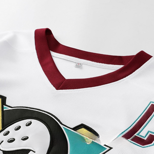 Vêtements de sport mode personnalisés Uniforme d'entraînement de hockey sur glace Sublimation Logo imprimé Nom Maillot en maille respirante - Product Image 3