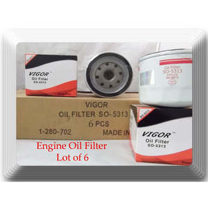 Lote de 6 Filtros de Aceite de Motor para: Camionetas Ligeras Chevrolet GMC V8 7.4L 8.1L - Product Image 1