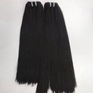 เครื่องต่อผมเรมี่แบบตรงความละเอียดสูงแวววาวและเรียบเนียนไม่หลุดร่วงเครื่องปักลูกไม้แบบคู่สีเข้มกว่า - Product Image 3