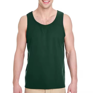 Camiseta Deportiva de Verano para Hombre, Cuello Redondo, Algodón Fino, Transpirable, Color Sólido, para Deportes y Fitness - Product Image 4