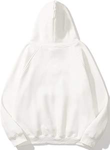 Sudaderas con capucha sólidas de gran tamaño para mujer, sudaderas básicas con hombros caídos de manga larga, Jersey informal holgado, Tops con bolsillo - Product Image 3