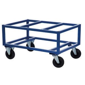 Transpaleta Azul KM221-BB de Cuatro Ruedas para Uso Industrial - Product Image 1