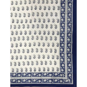 King Size 100% Cotton Hand Block Printed Double Bedsheet Pillow Covers Eco-Friendly Floral <b>Comforter</b> <b>Set</b> for Home 3pcs <b>Set</b> - Product Image 2