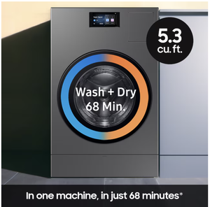 Lave-linge et sèche-linge commerciaux sur mesure à haute efficacité, traditionnels, à ventilation intégrée, tout-en-un, 5,3 pi³ - Product Image 3