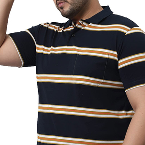 เสื้อโปโลผู้ชายสีพื้นลำลอง ผ้าถักนิตติ้ง 100% ผ้าฝ้าย ระบายอากาศได้ดี แขนสั้น ปรับแต่งโลโก้ด้านหน้าได้ บริการ OEM - Product Image 5