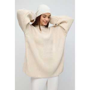 เสื้อสเวตเตอร์ถักทรงหลวมแบบลำลอง - Product Image 2