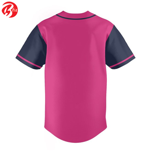 Votre propre logo Design Chemises en jersey les plus vendues Chemises en polyester respirant pour le baseball et le softball - Product Image 3