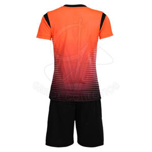 Uniforme de Voleibol Deportivo Estampado, 100% Poliéster, Impresión Digital, Conjuntos de Color Sólido, Tela Personalizable de 220g, Servicio OEM - Product Image 3