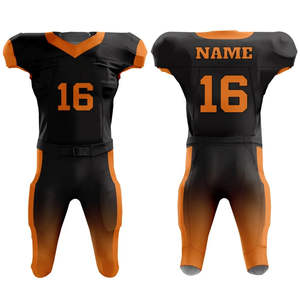 Fabricante personalizado de alta calidad bajo precio uniforme de fútbol Americano Hecho de 100% poliéster uniforme de fútbol americano - Product Image 6