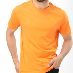 Men's O Neck T shirts 100% Cotton Blank O Neck T Shirts for Men <b>Orange</b> Dyed Tees - Product Image 4