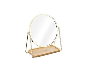 Stylish Modern <b>Gold</b> 8ml Wall <b>Mirror</b> Handcrafted Iron with Contemporary Design - Product Image 4