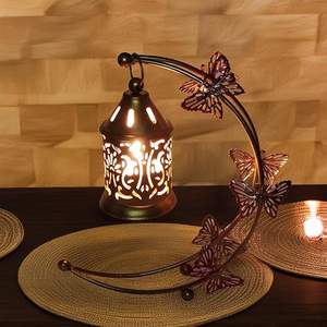 Metal <b>Hanging</b> Birdcage <b>Candle</b> Holder White Wedding Anniversary Celebration Dining Home Decor - Product Image 5