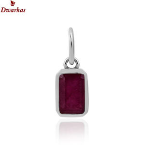 Elegant classic simple design 925 sterling silver sapphire <b>blue</b> gemstone pendant manufacturer wholesale fashion <b>jewellery</b> - Product Image 3